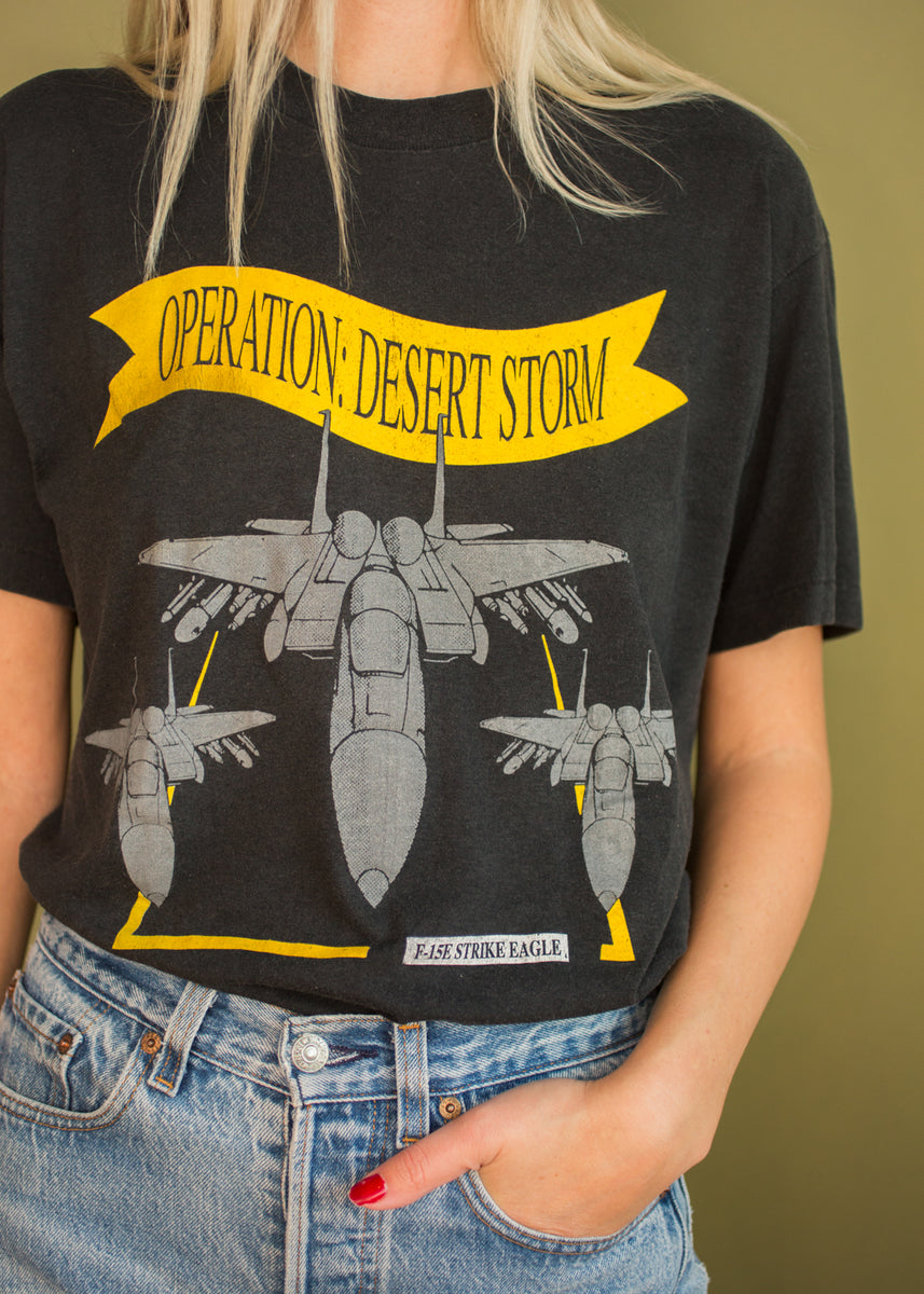 Vintage 90s Operation Desert Storm Tee – Electric West