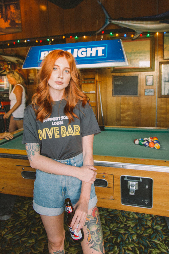 Support Your Local Dive Bar Tee