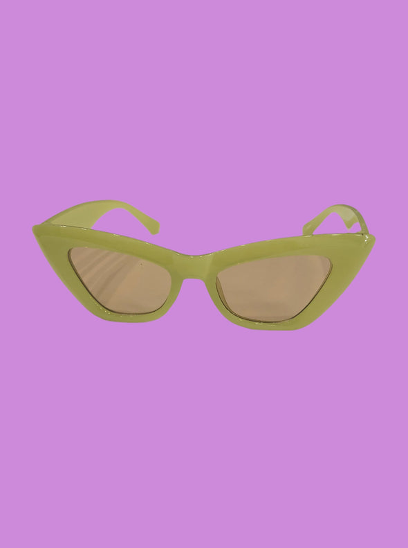 Cat Eye Sunglasses- Kiwi