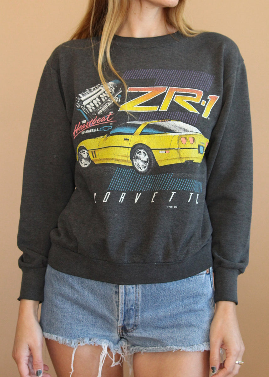 Corvette sweatshirt vintage sale