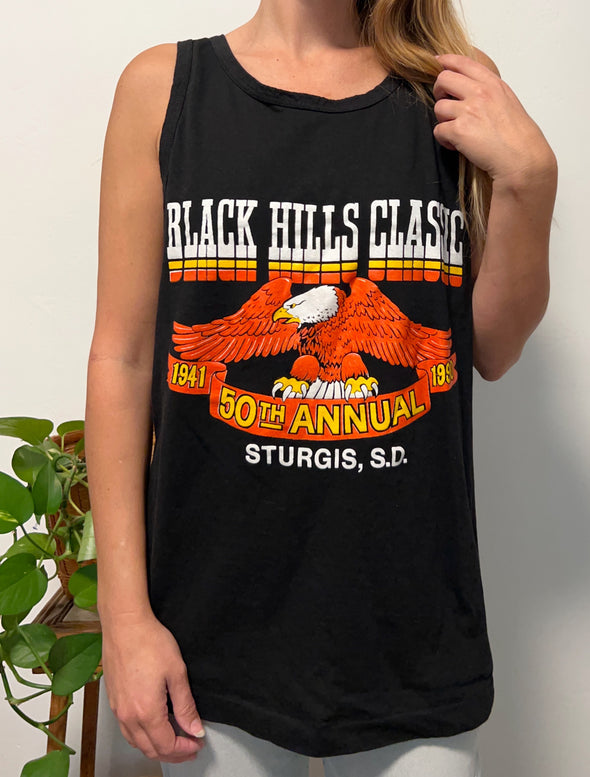 Vintage 1990 Sturgis Black Hills Rally Tank