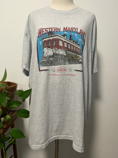 Vintage Y2K Western Maryland Railroad Tee