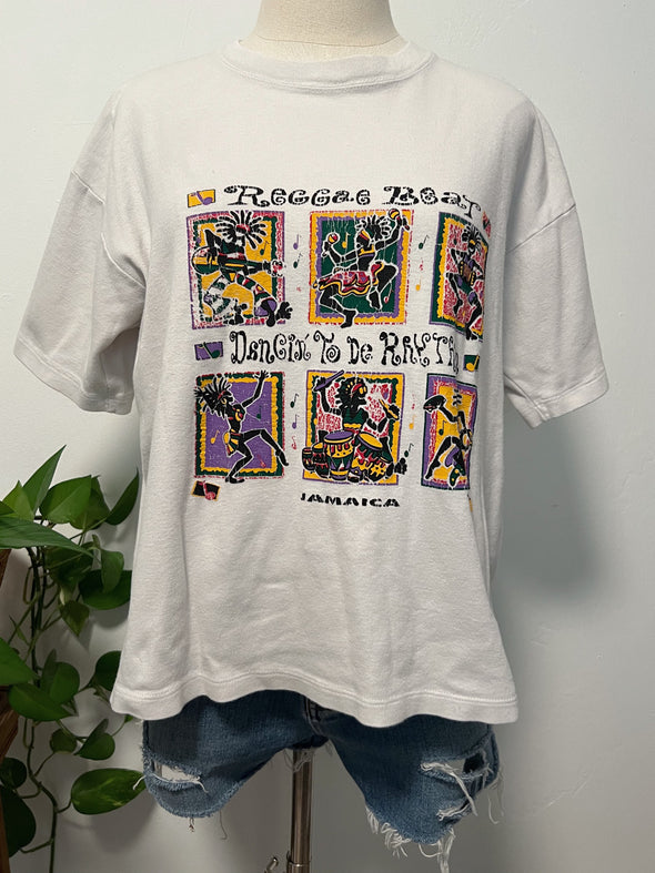 90s/ Y2K Distressed Jamaica Reggae Tee