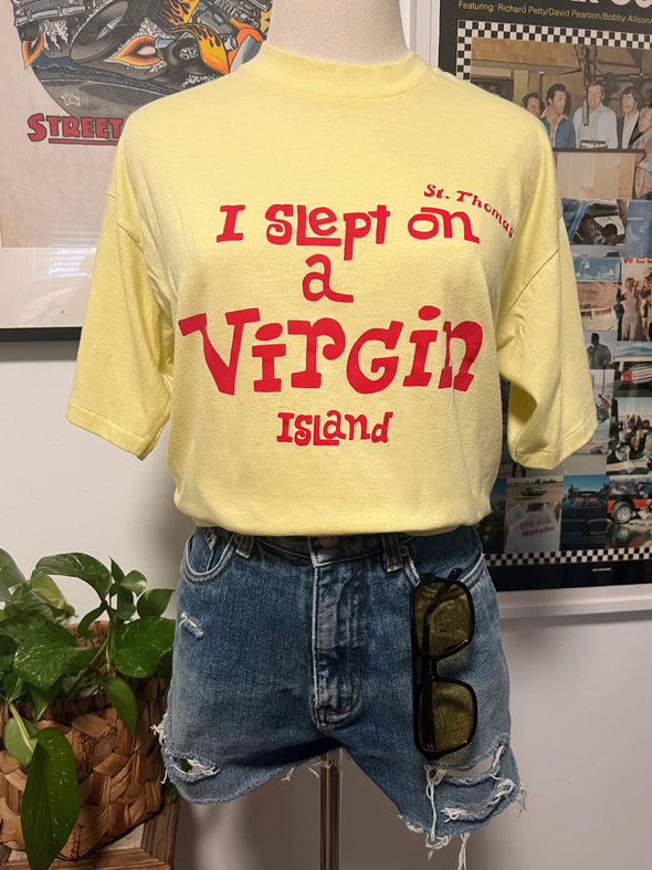 Vintage 1980's Funny Virgin Islands Tee