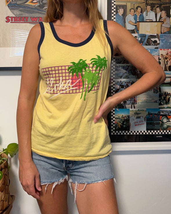 Vintage 1980’s Aloha Tank- MAUI FIRE DONATION FUND ITEM