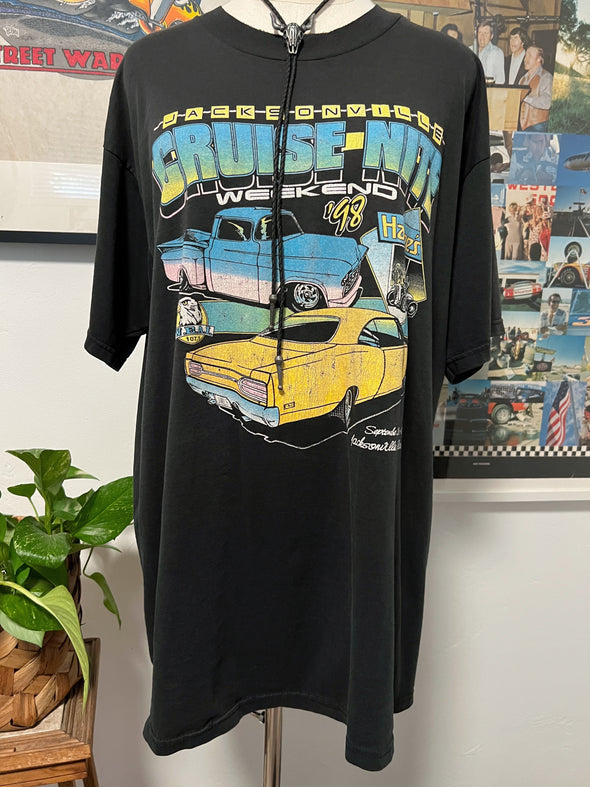 Vintage 1998 Perfectly Distressed Jacksonville Auto Tee