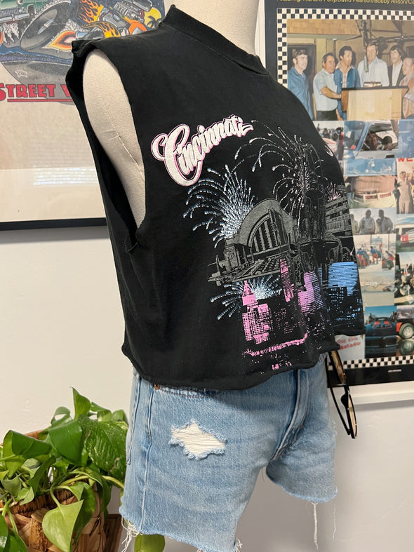 Vintage 80/s90/s Cincinatti Cropped Tank
