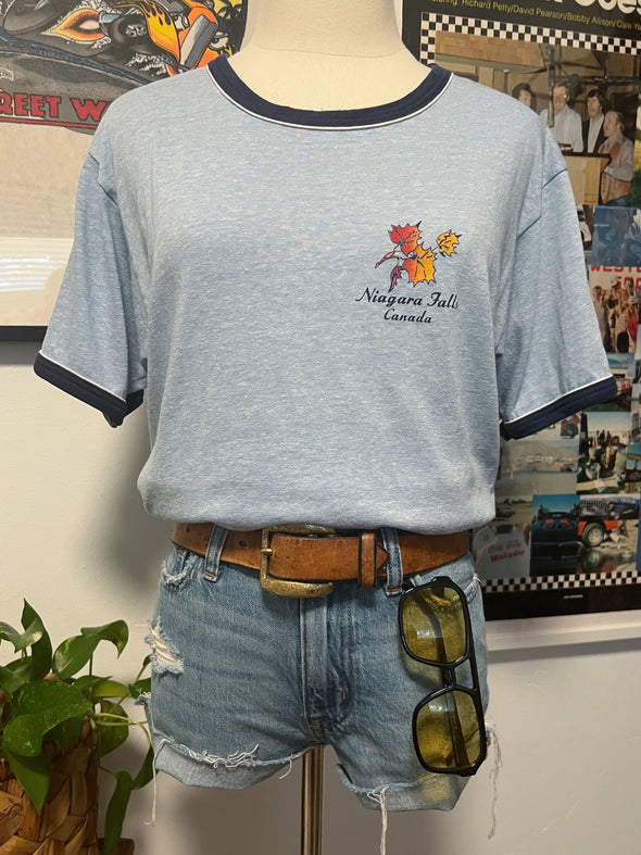 Vintage 1980's Niagara Falls Ringer Tee