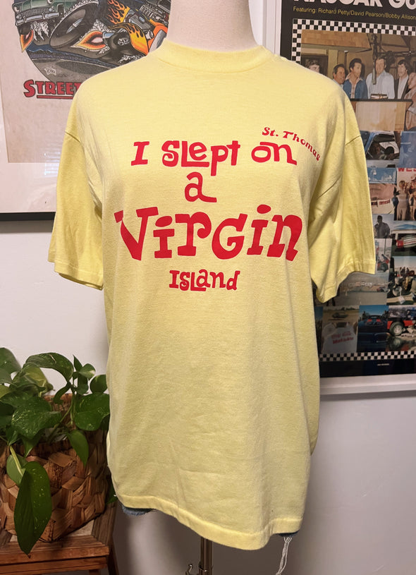 Vintage 1980's Funny Virgin Islands Tee