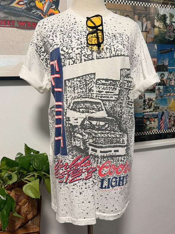 Vintage 90's Bill Elliott Coors NASCAR Tee