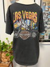 Vintage 1997 Raw Neck Harley Las Vegas Tee