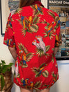 Parrot Hawaiian Shirt- MAUI FIRE DONATION FUND ITEM