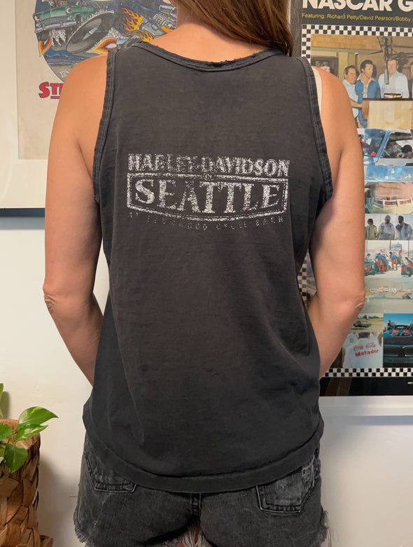 Vintage 90's Grungy Harley Live to Ride Tank