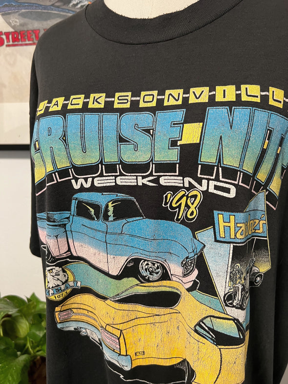 Vintage 1998 Perfectly Distressed Jacksonville Auto Tee