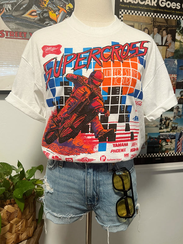 Vintage 1980's Supercross Tee