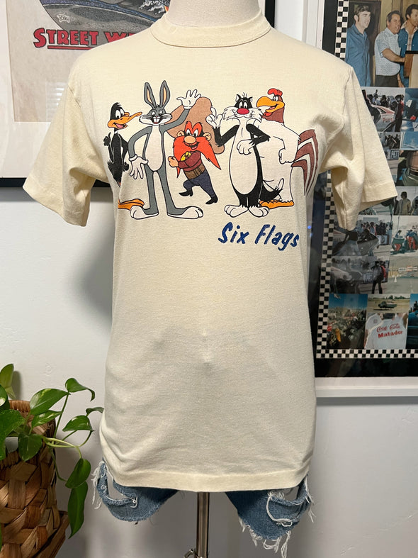 Vintage 1985 Six Flags Tee