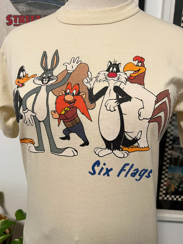 Vintage 1985 Six Flags Tee