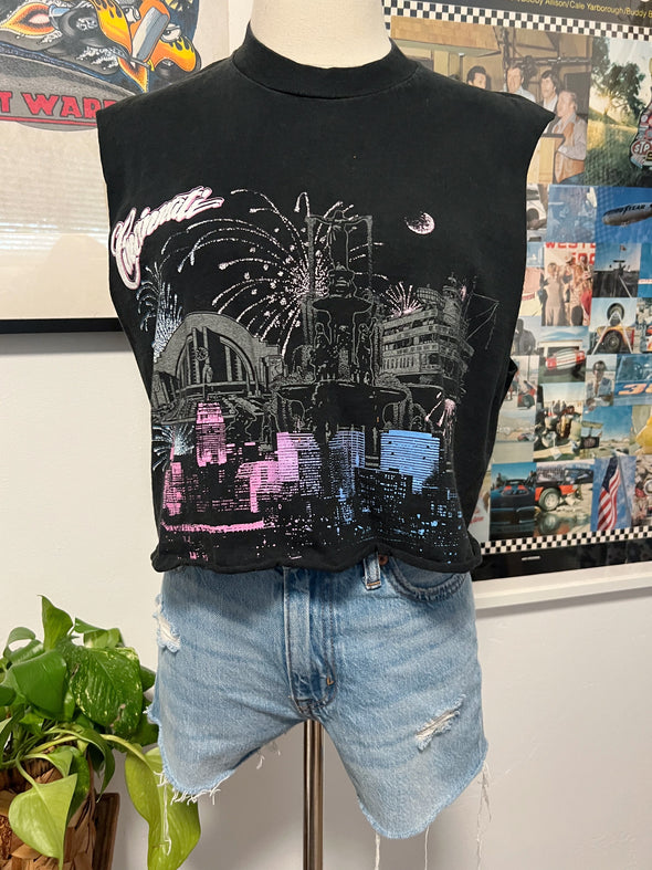 Vintage 80/s90/s Cincinatti Cropped Tank