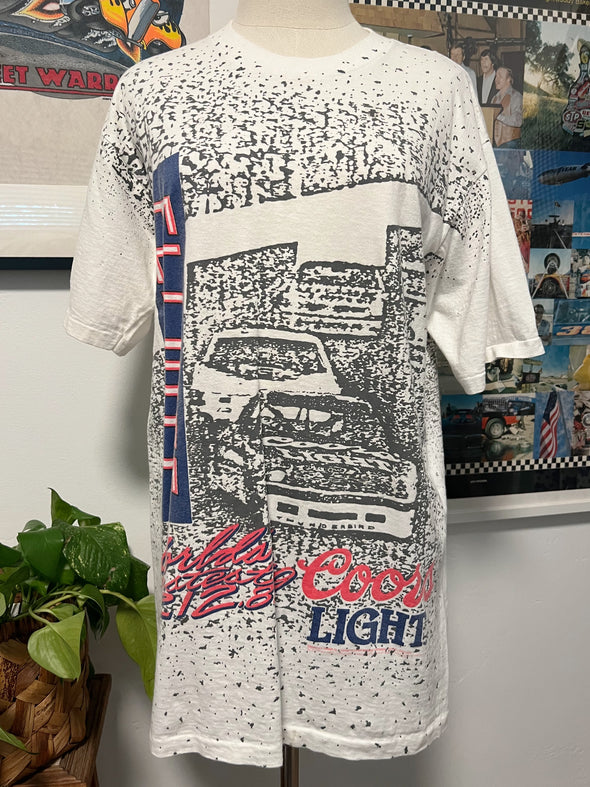 Vintage 90's Bill Elliott Coors NASCAR Tee