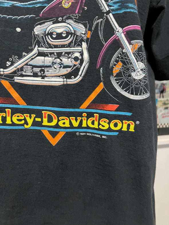 Vintage 1991 Grungy Harley Sportster Tee