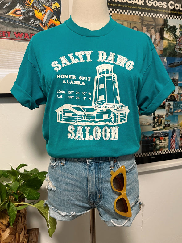 Vintage 90’s Salty Dawg Saloon Alaska Tee