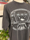 Vintage 1989 Striped Harley Tee