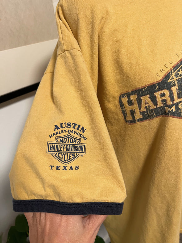 Y2K/ 2000's Harley Austin Ringer Tee