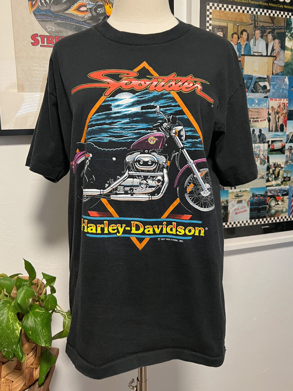 Vintage 1991 Grungy Harley Sportster Tee