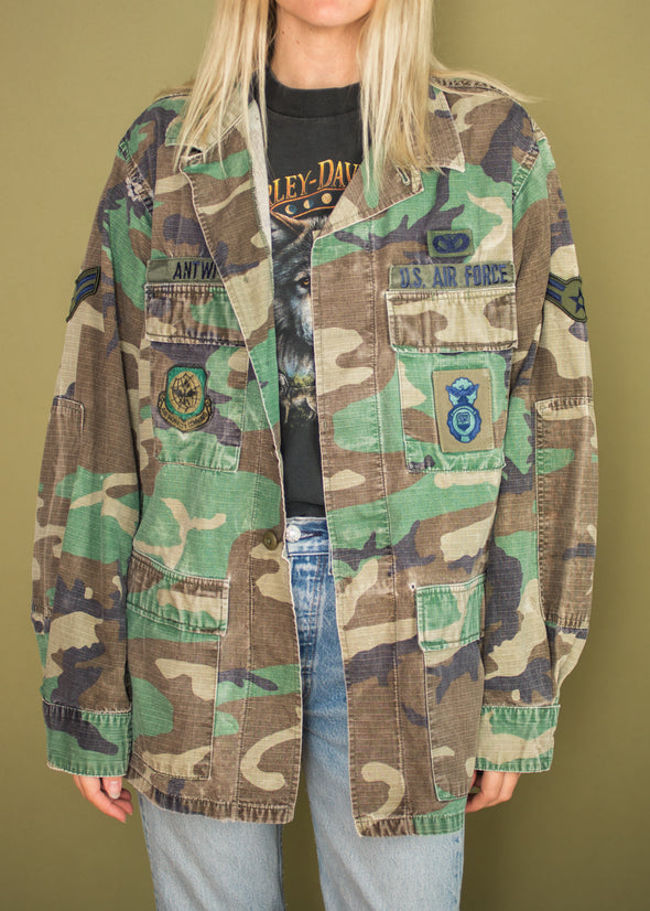 Vintage Camo Air Force Jacket