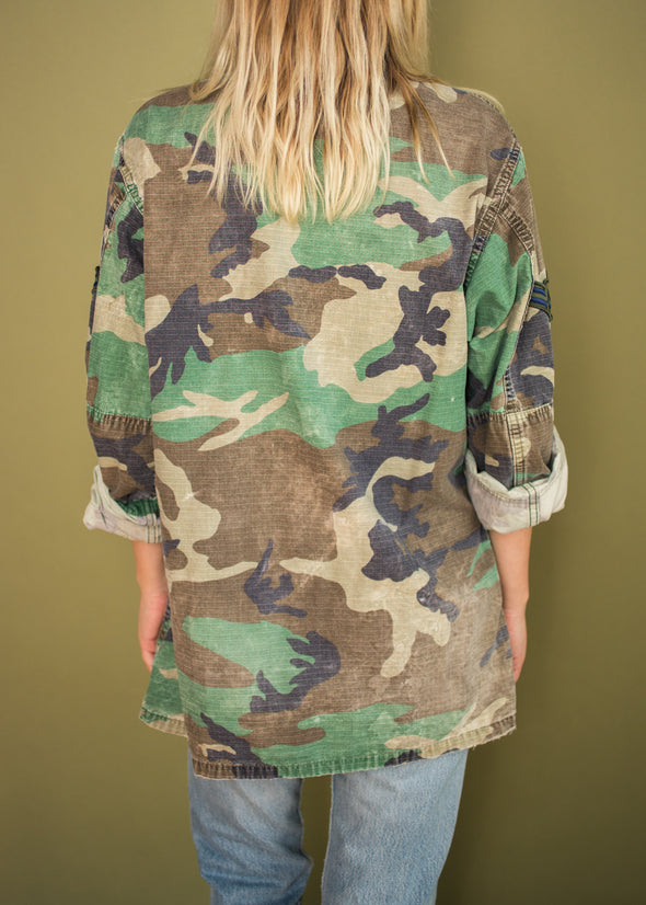 Vintage Camo Air Force Jacket