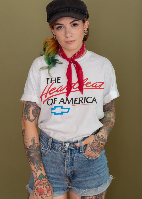 Vintage 1990 Chevy Heartbeat of America Tee