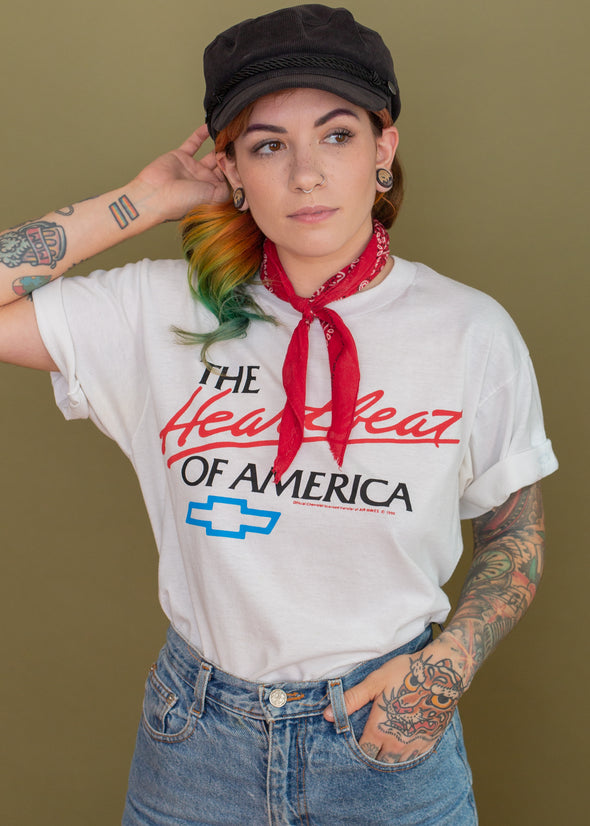Vintage 1990 Chevy Heartbeat of America Tee