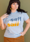 Vintage 1980s Soft and Thin Sail Tee
