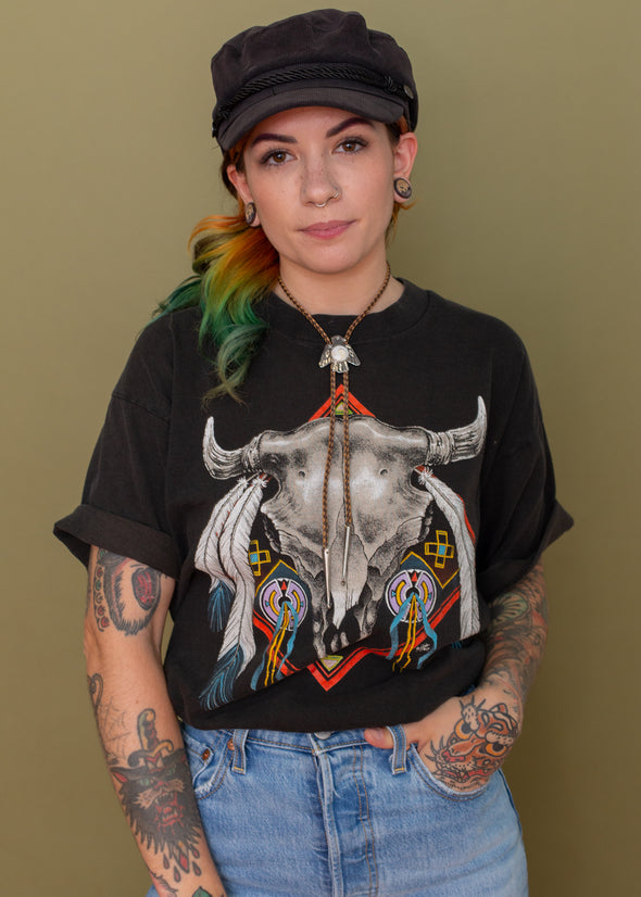 Vintage 1989 Southwestern Skull Tee