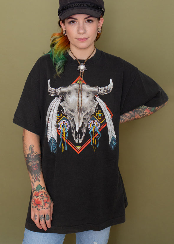 Vintage 1989 Southwestern Skull Tee