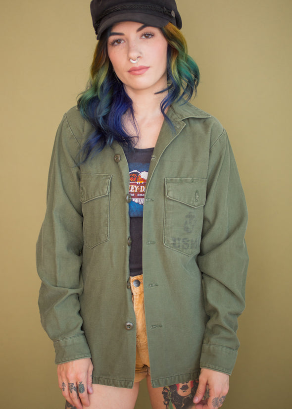 Vintage 90s Military Jacket