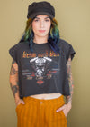 Vintage 90s Faded Harley Las Vegas Cropped Tank