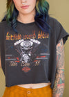 Vintage 90s Faded Harley Las Vegas Cropped Tank