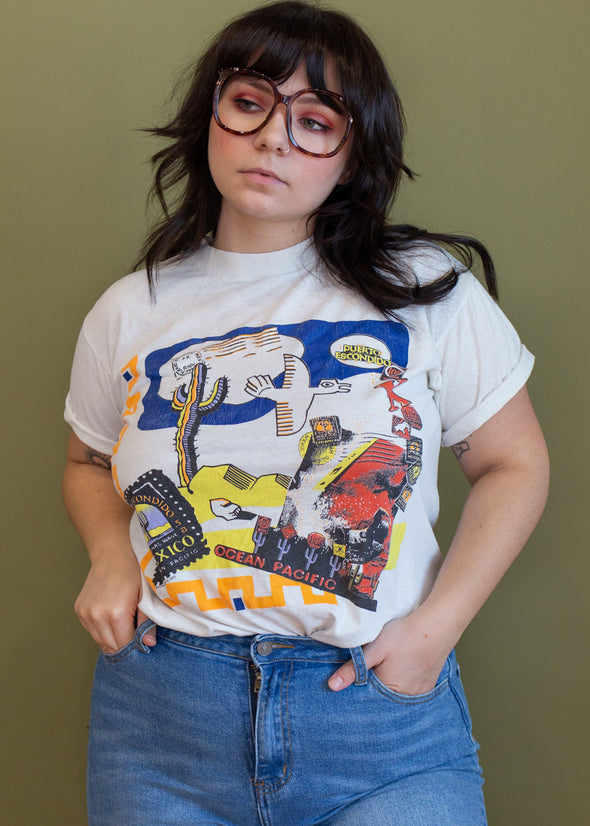 Vintage 1989 Puerto Escondido Mexico Tee