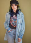 Vintage 90s Eddie Bauer Denim Button Up