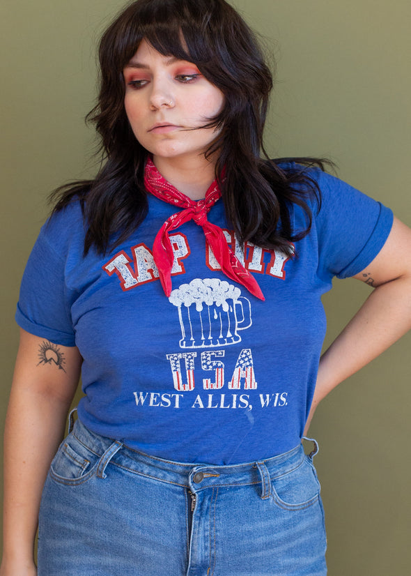 Vintage 1980s Paper Thin Tap City Tee