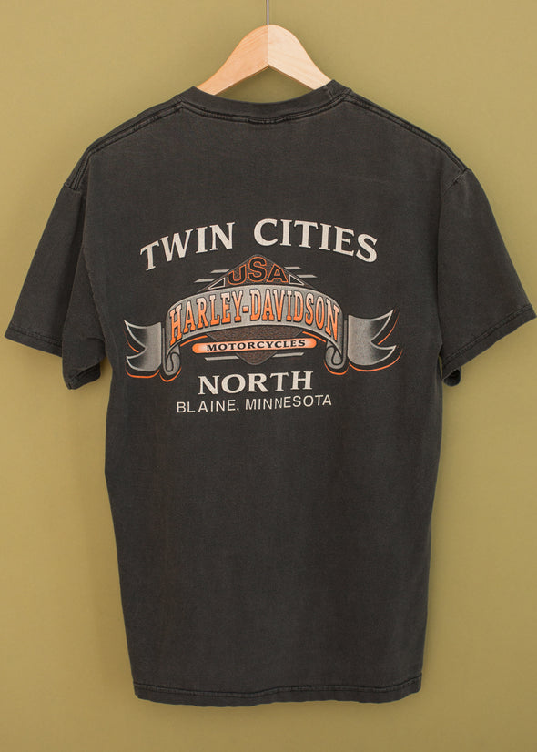 Vintage 90s Harley Flame Tee