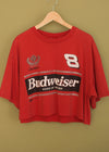 Vintage Budweiser NASCAR Cropped Tee