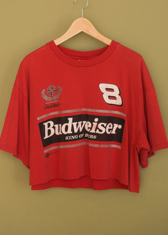 Vintage Budweiser NASCAR Cropped Tee