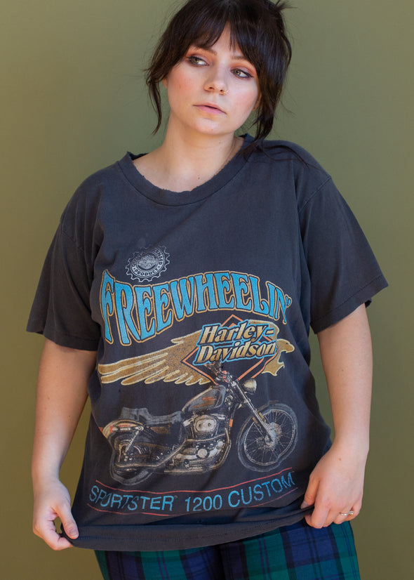Vintage 1996 Harley Freewheelin Tee