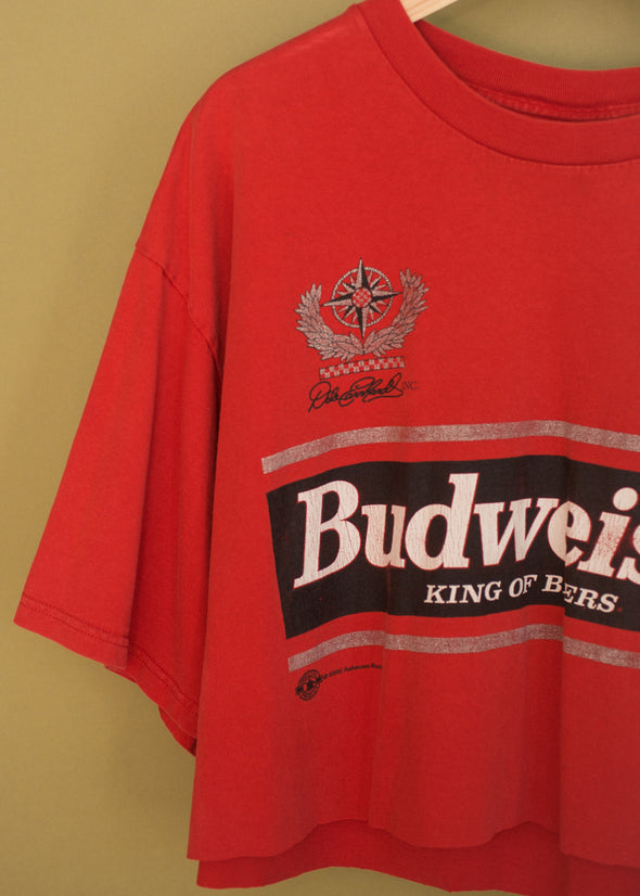 Vintage Budweiser NASCAR Cropped Tee