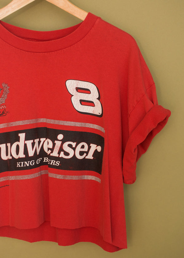 Vintage Budweiser NASCAR Cropped Tee