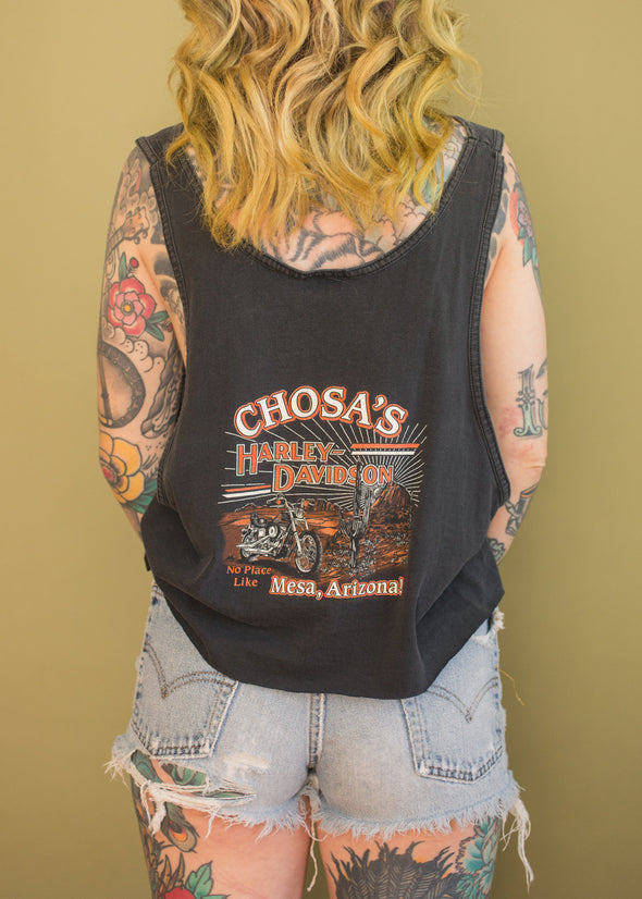 Vintage 90s Harley Dragon Tank
