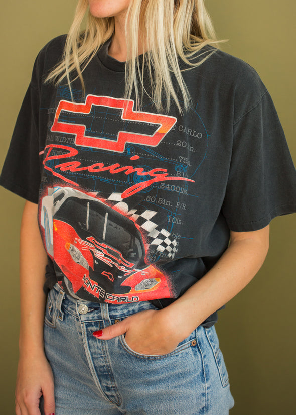 Vintage 90s Chevy Racing NASCAR Tee