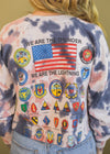 Vintage 90s Desert Storm Tie Dye Sweatshirt